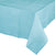 Plastic Lined Polytissue Tablecover Pastel Blue