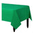 Festive Green Plastic Table Cover 