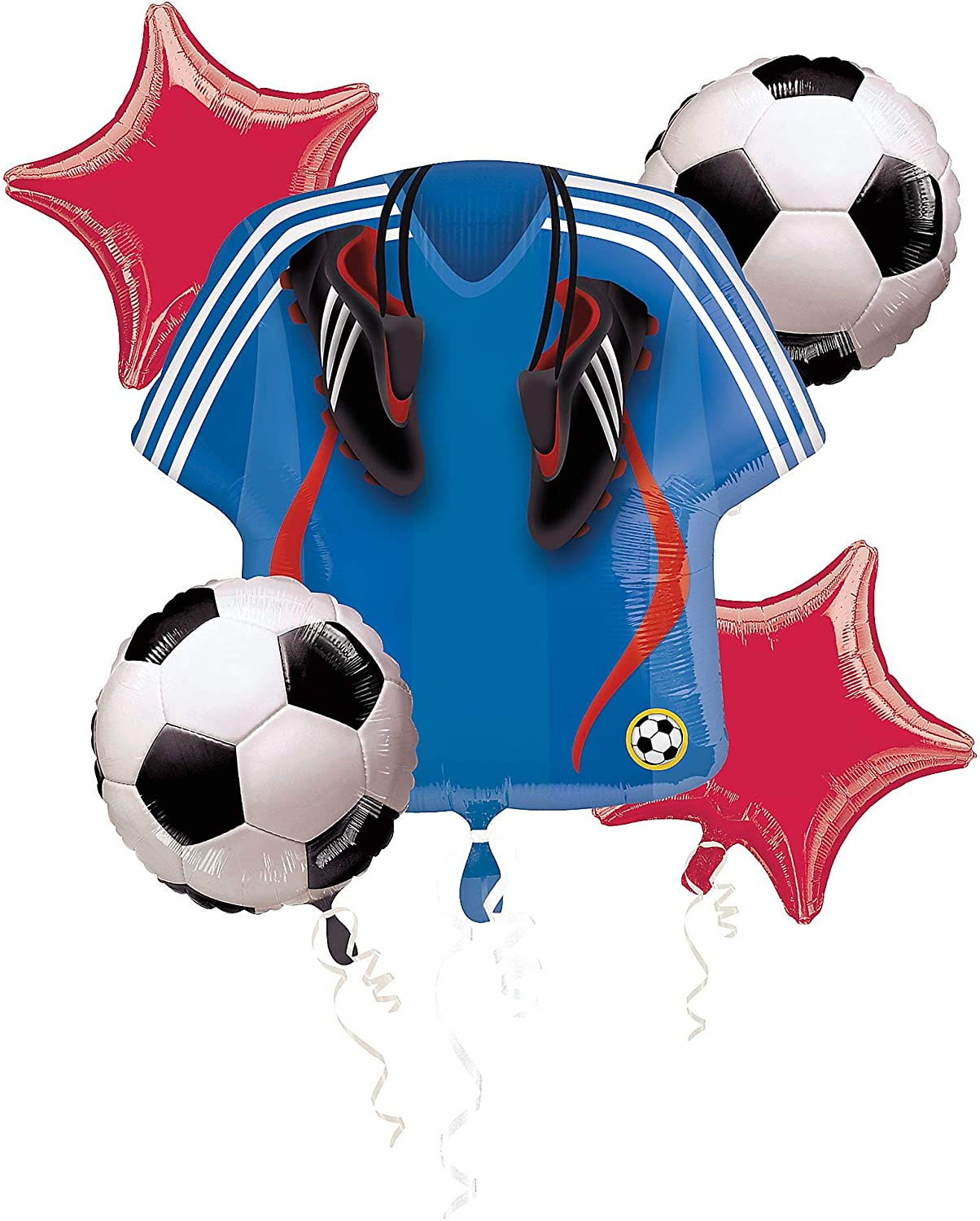 Soccer Player Foil Balloon Bouquet 