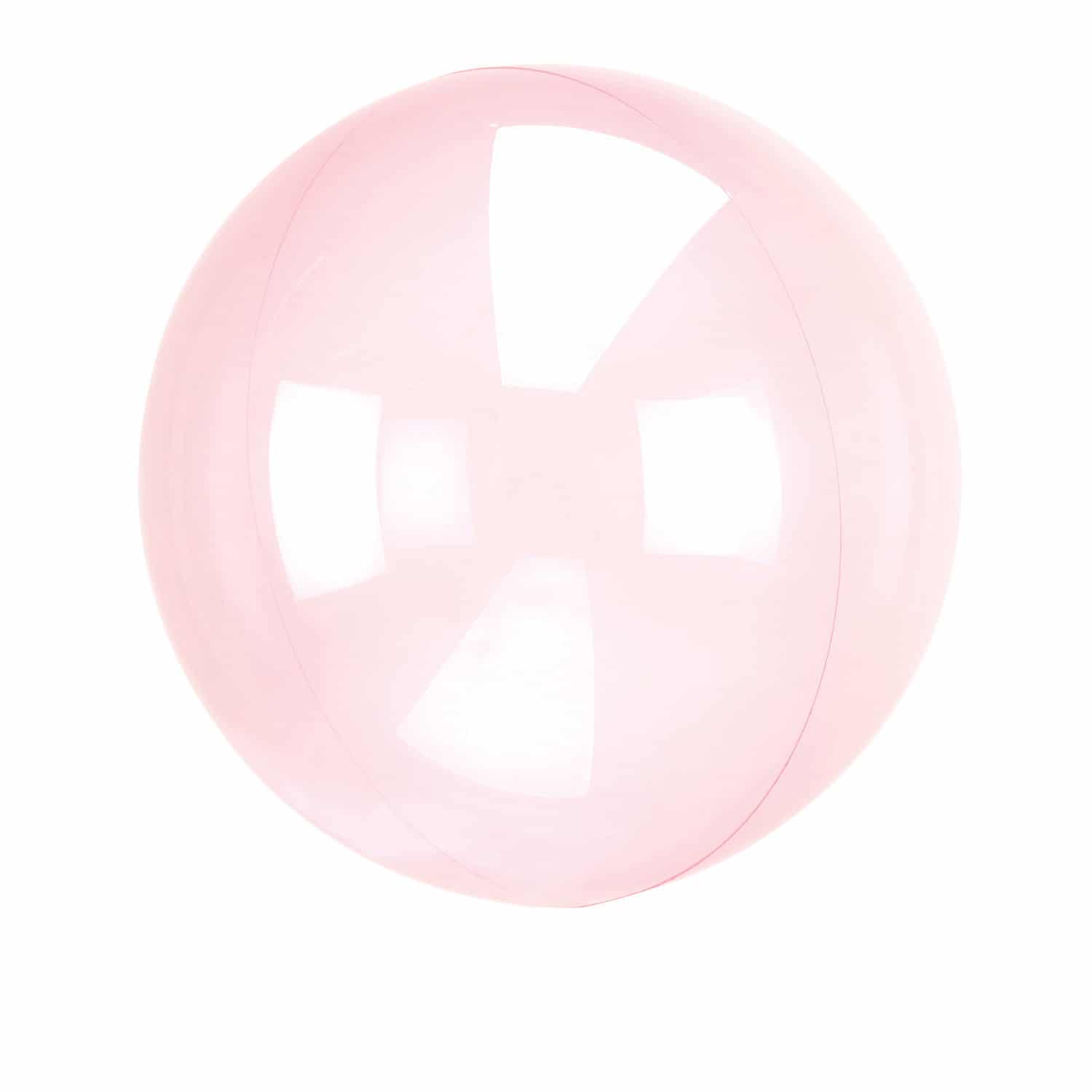 Dark Pink Crystal Clearz Balloon