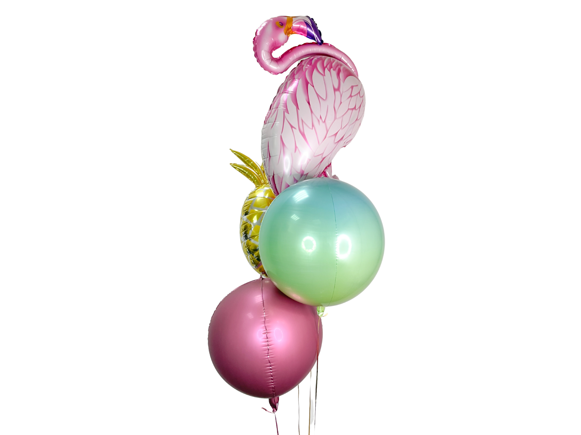 Yellow & Green Ombré Orbz Balloon