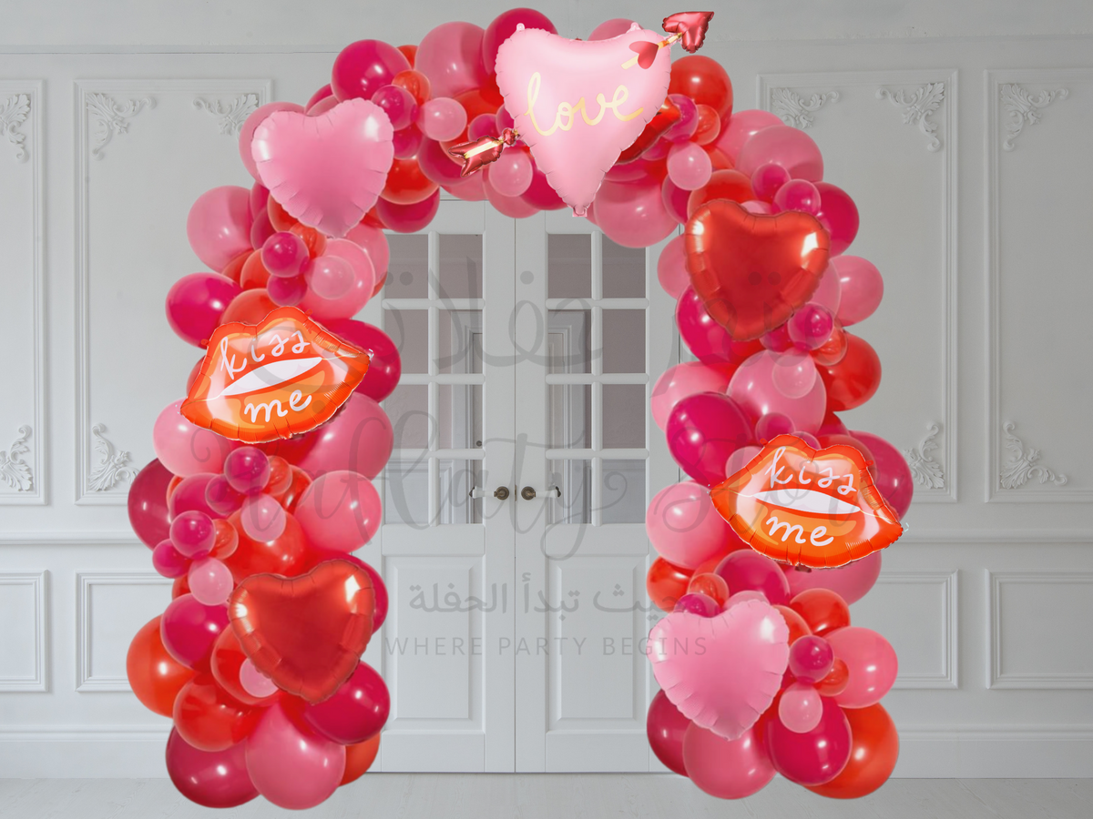 Valentines Balloon Arch