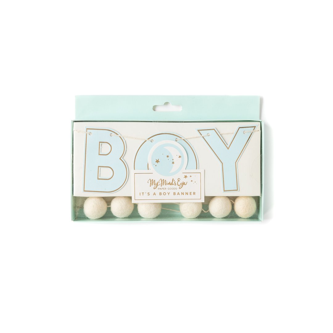 It's A Boy Banner 