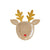 Dear Rudolph Reindeer Plate