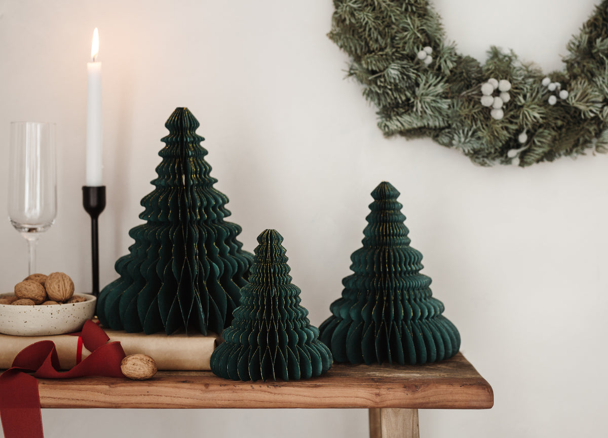 Honeycomb Christmas Tree Set 