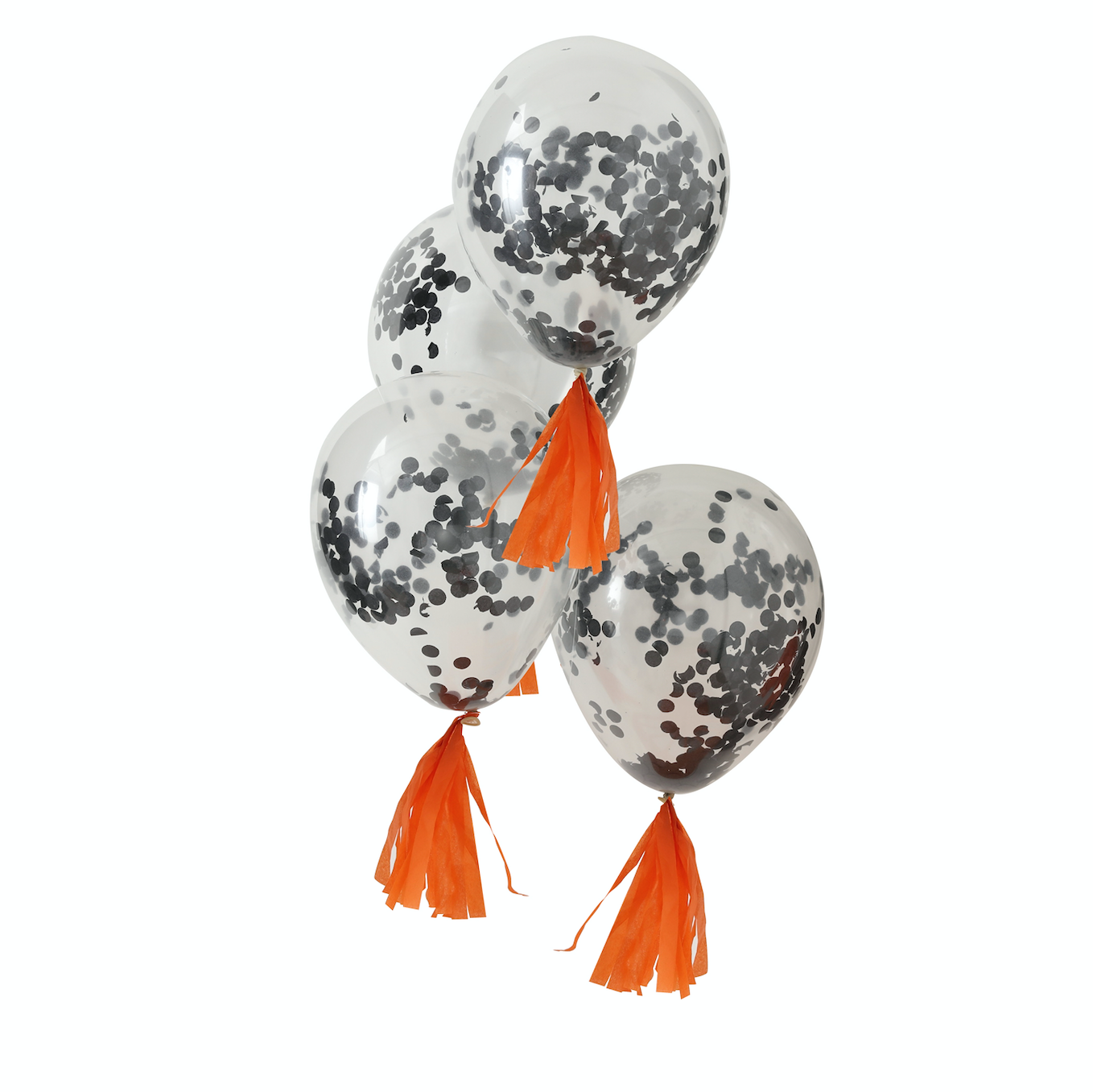 Black Confetti Balloons