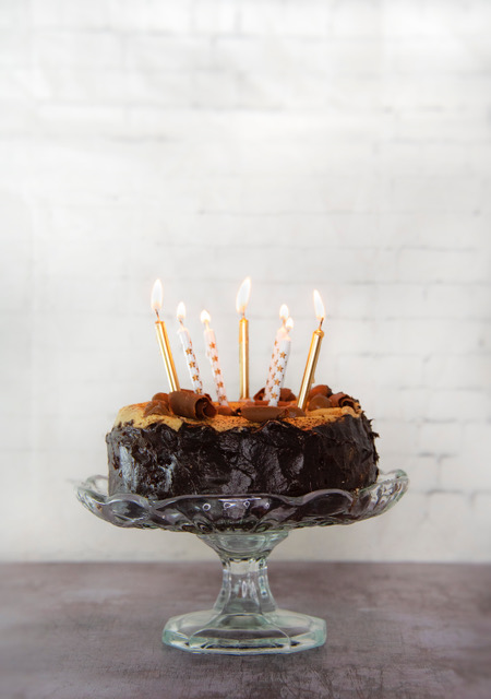 Metallic Star Mix Candles Gold with Holders