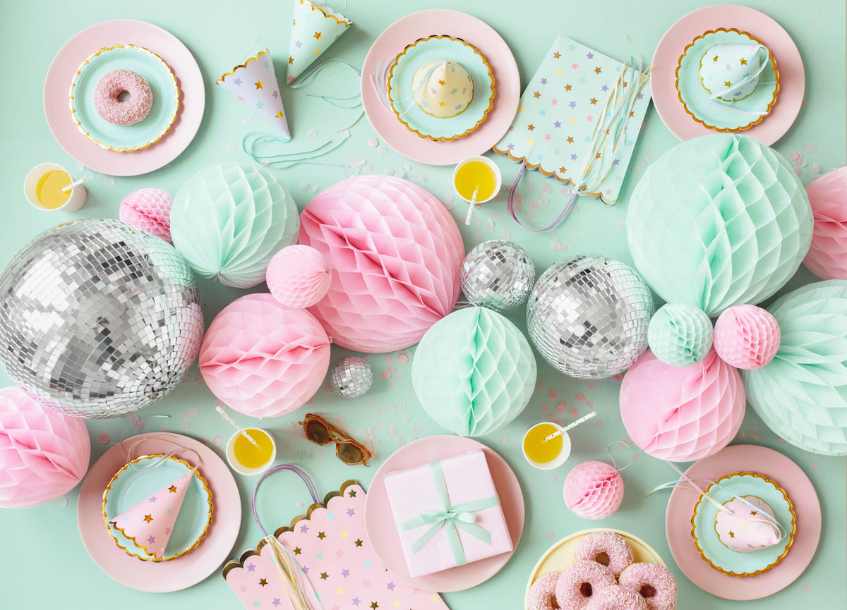 Pastel Stars Party Hats