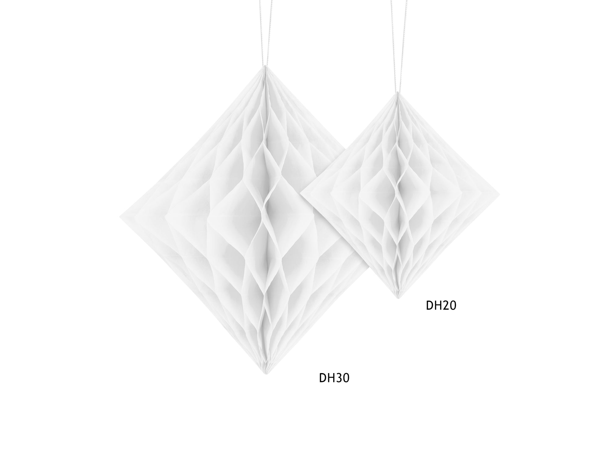 Classic White Honeycomb Diamond