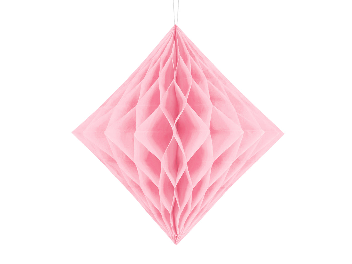 Light Pink Honeycomb Diamond