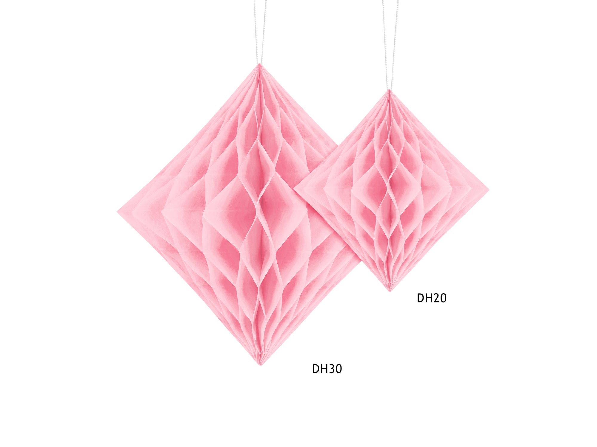 Light Pink Honeycomb Diamond
