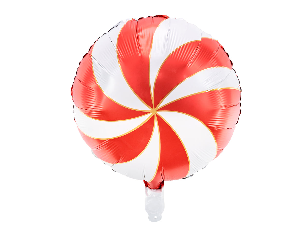 Red Swirly Lollipop Foil Balloon 