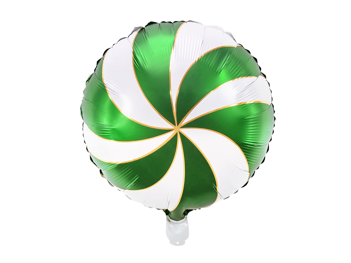 Green Swirly Lollipop Foil Balloon 