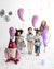 Pink Haunted House Foil Balloon