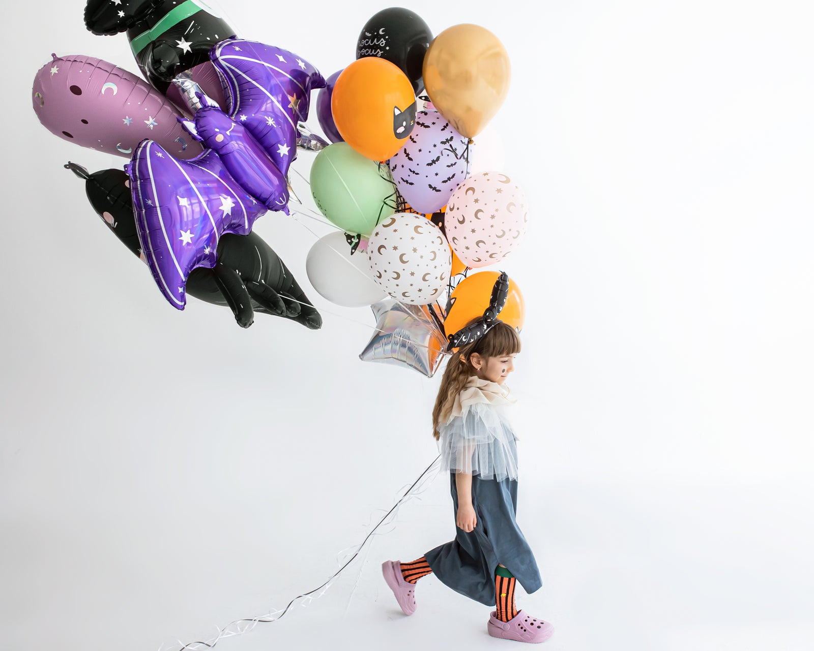 Halloween Purple Bat Balloon