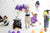 Halloween Purple Bat Balloon