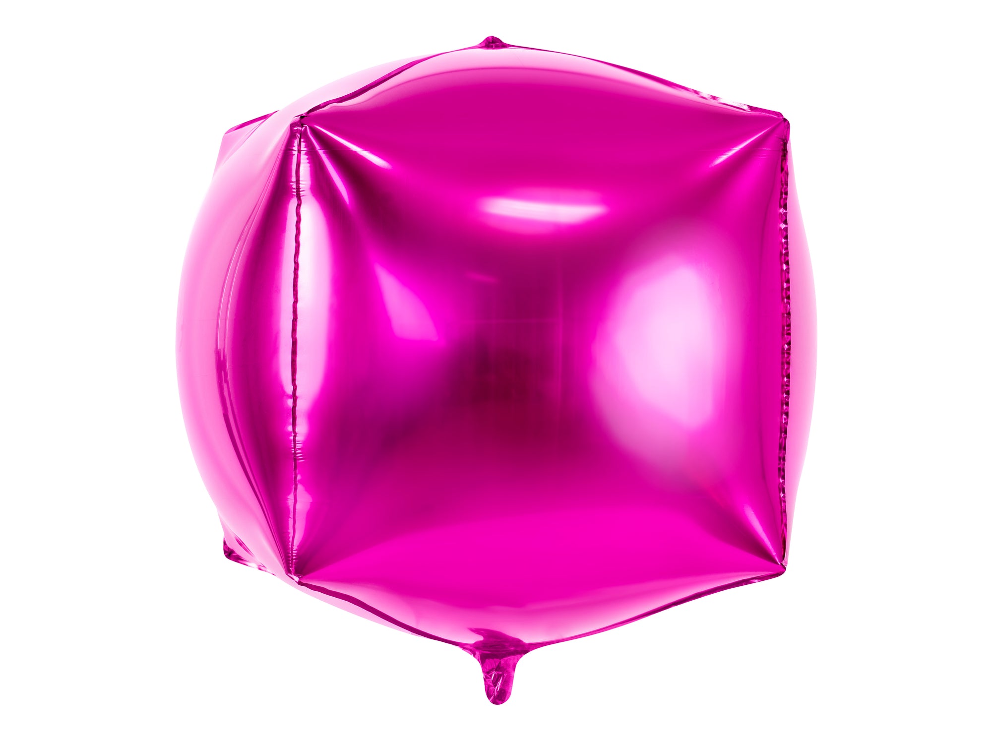 Dark Pink Cube Foil Balloon 