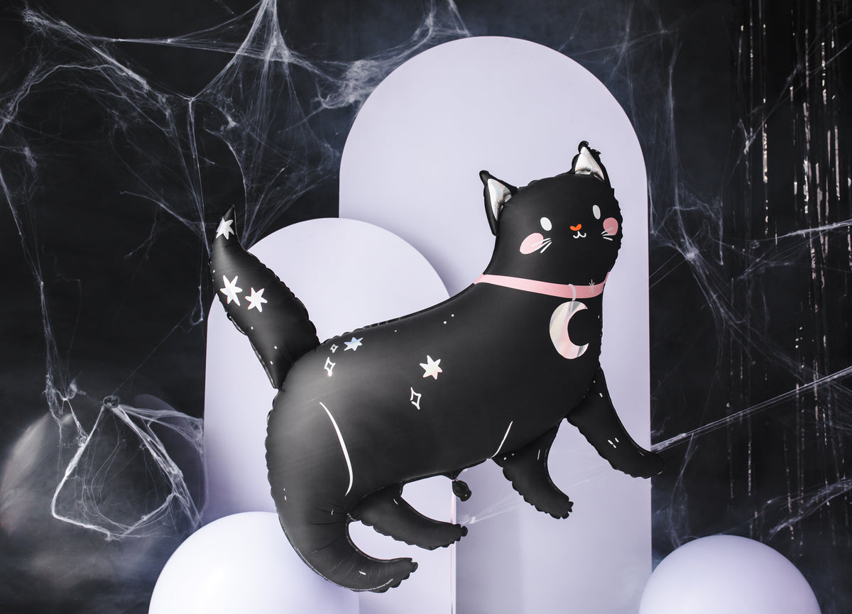 Giant Black Cat Halloween Balloon