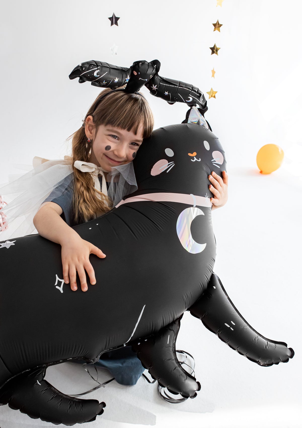 Giant Black Cat Halloween Balloon