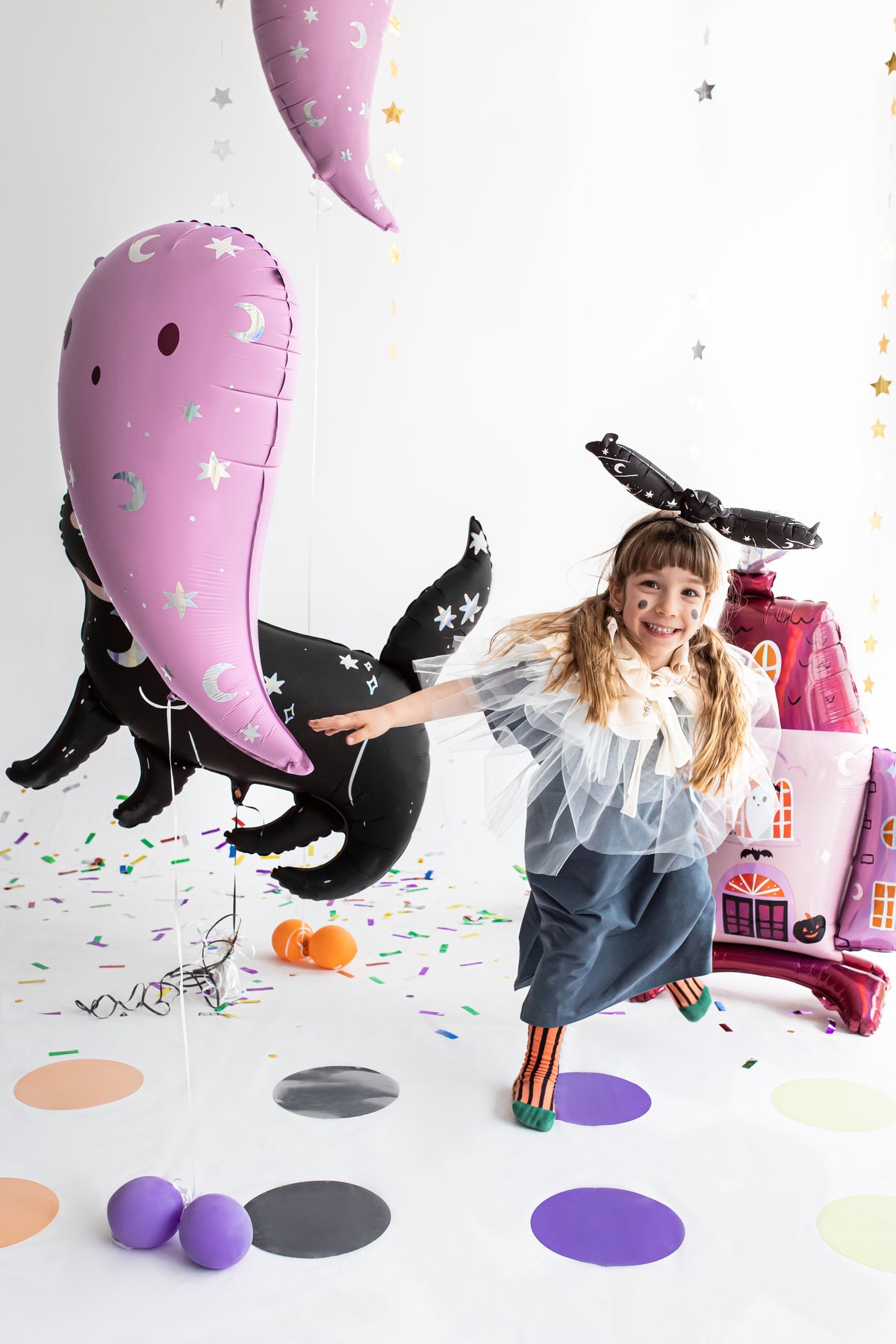 Pink Halloween Ghost Balloon