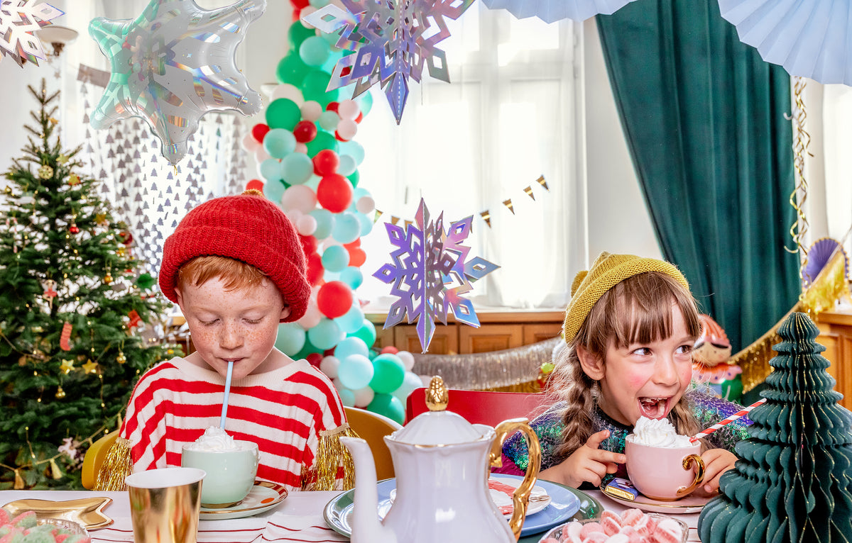 Holographic Snowflake Foil Balloon