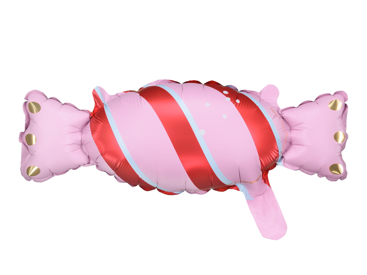 Pink &amp; Red Candy Foil Balloon 