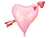 Heart with Arrow Foil Balloon 