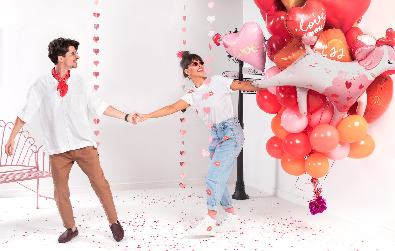 Heart with Arrow Foil Balloon 