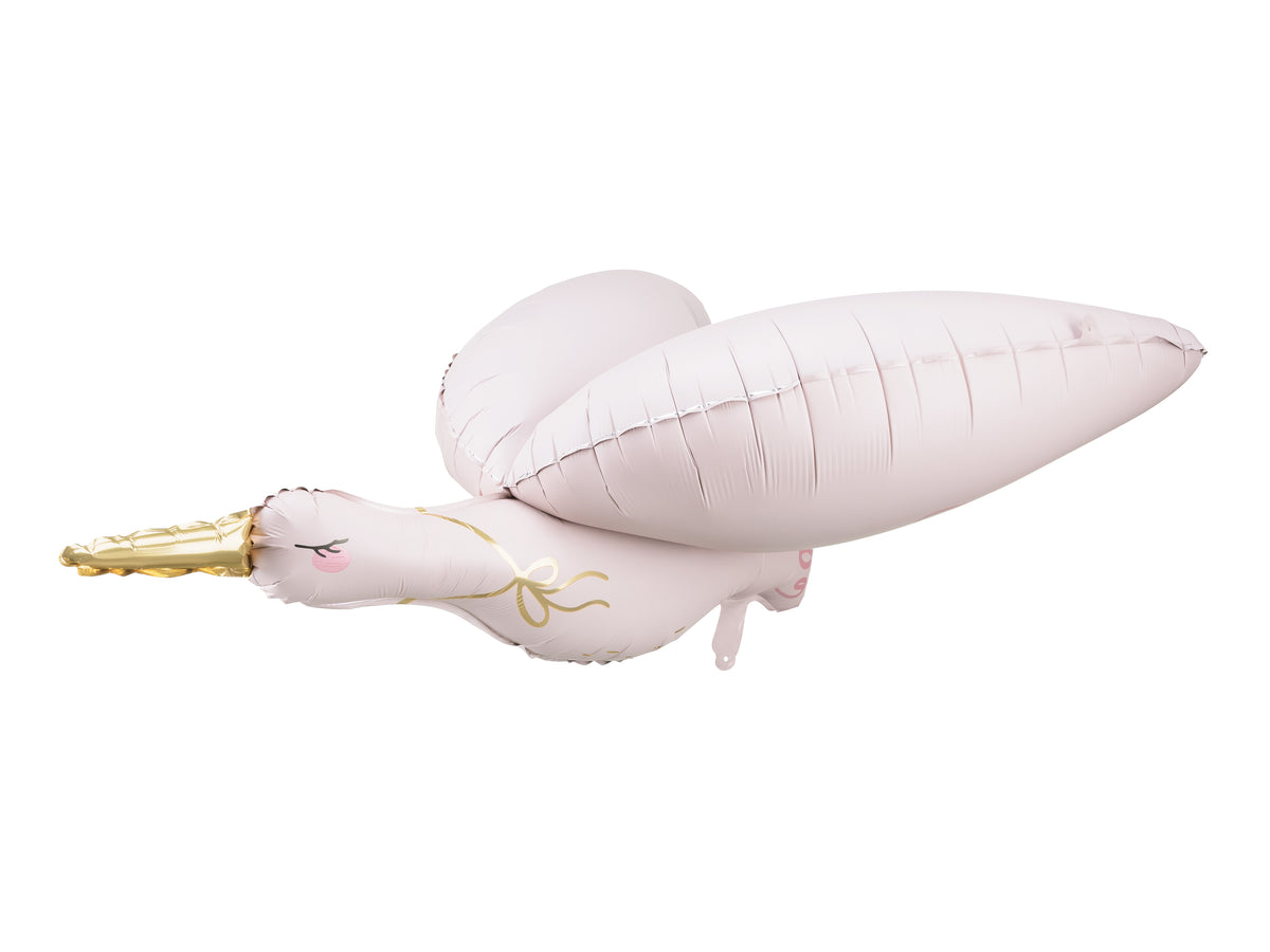 Light Pink Stork Foil Balloon 
