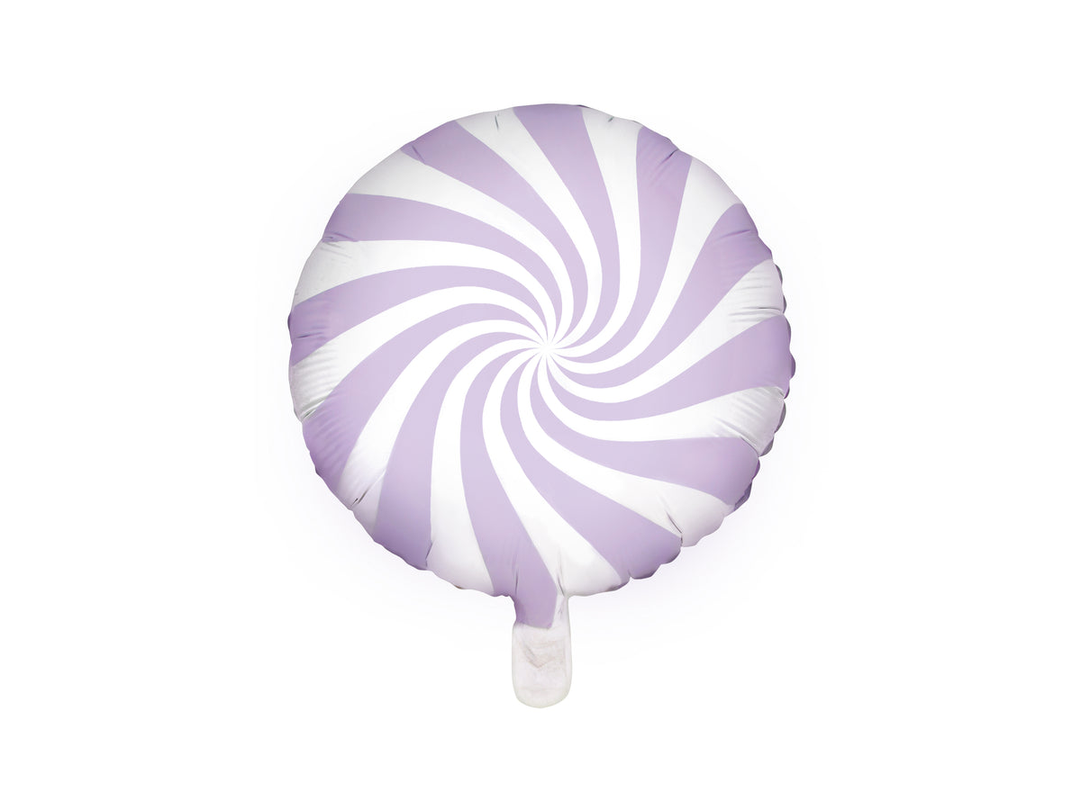 Lights Lilac Swirly Lollipop Foil Balloon 