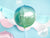 Blue & Green Ombre Orb Balloon