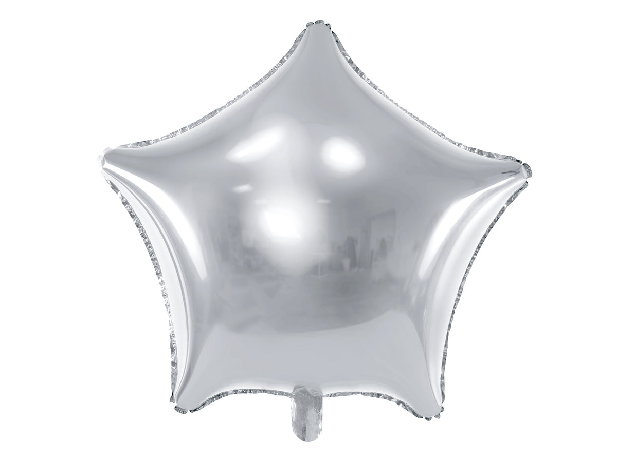 Silver Star Foil Balloon