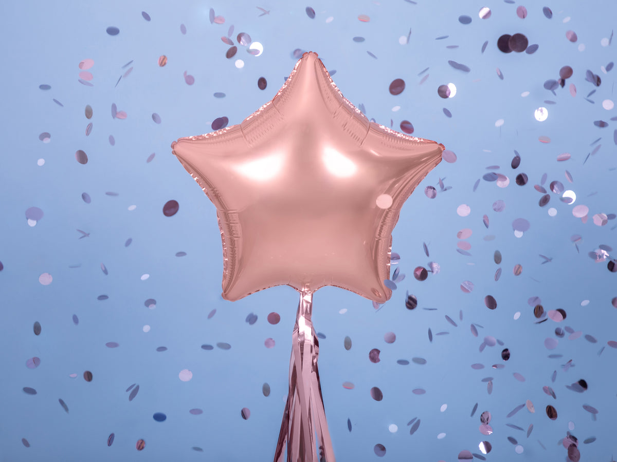 Rose Gold Star Foil Balloon