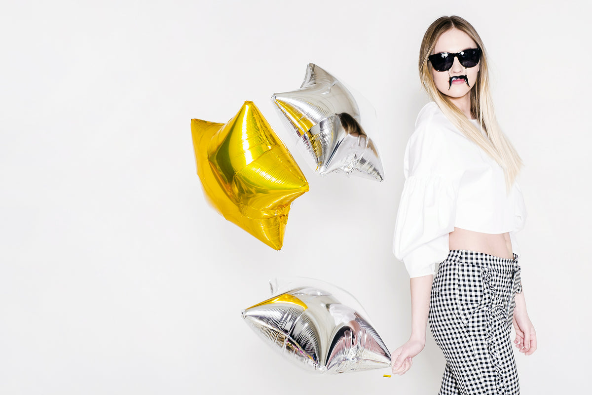 Metallic Gold Star Foil Balloon