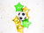Metallic Gold Star Balloon