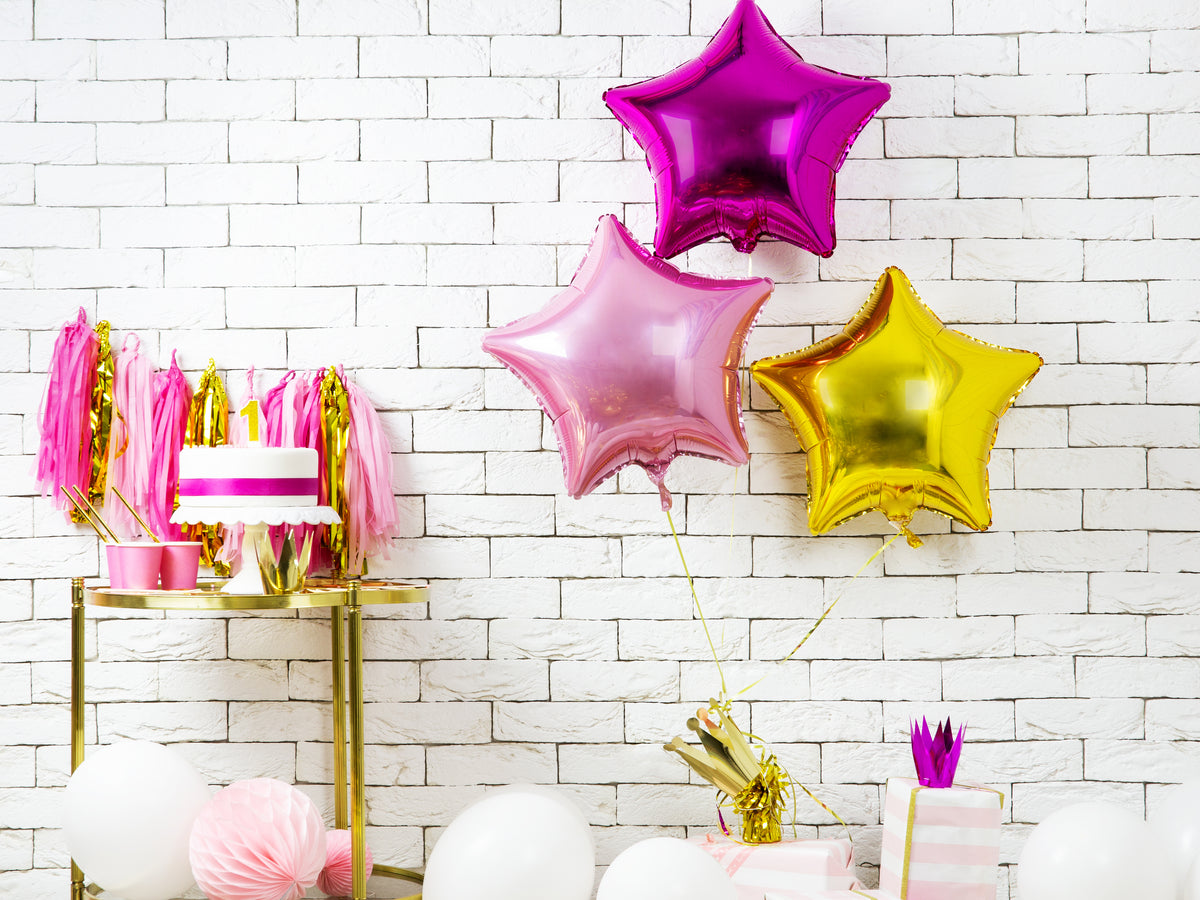 Light Pink Star Foil Balloon