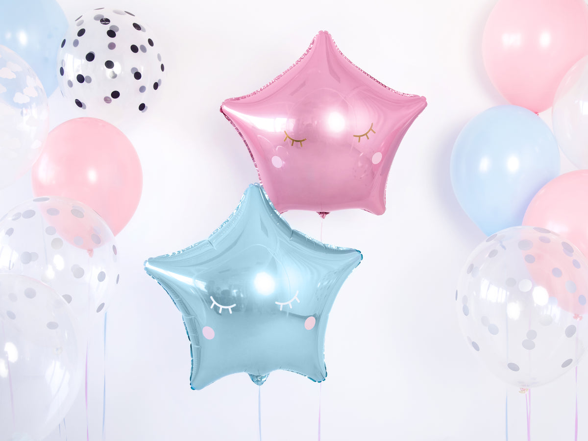 Light Pink Star Foil Balloon