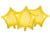 Yellow Star Foil Balloon