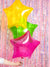 Yellow Star Foil Balloon