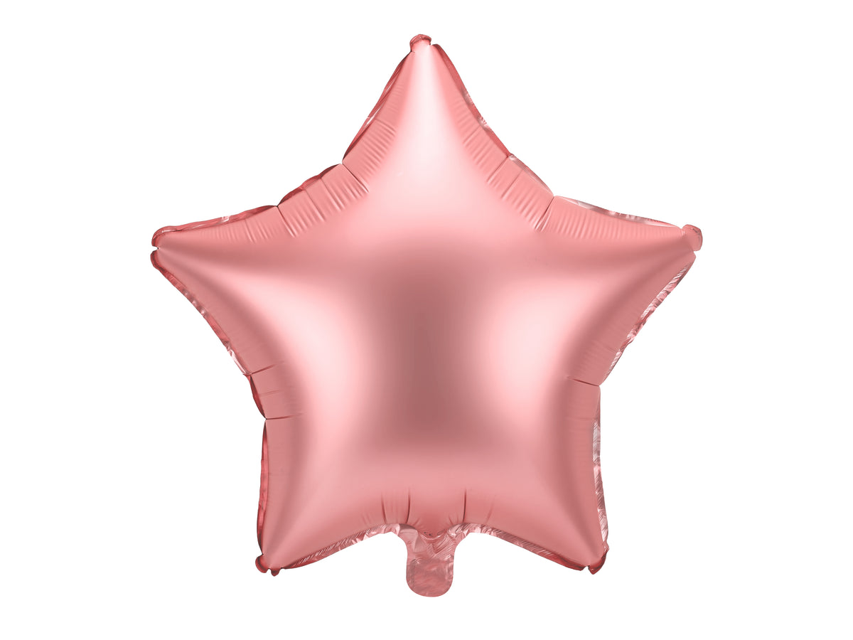 Matte Rose Gold Star Balloon