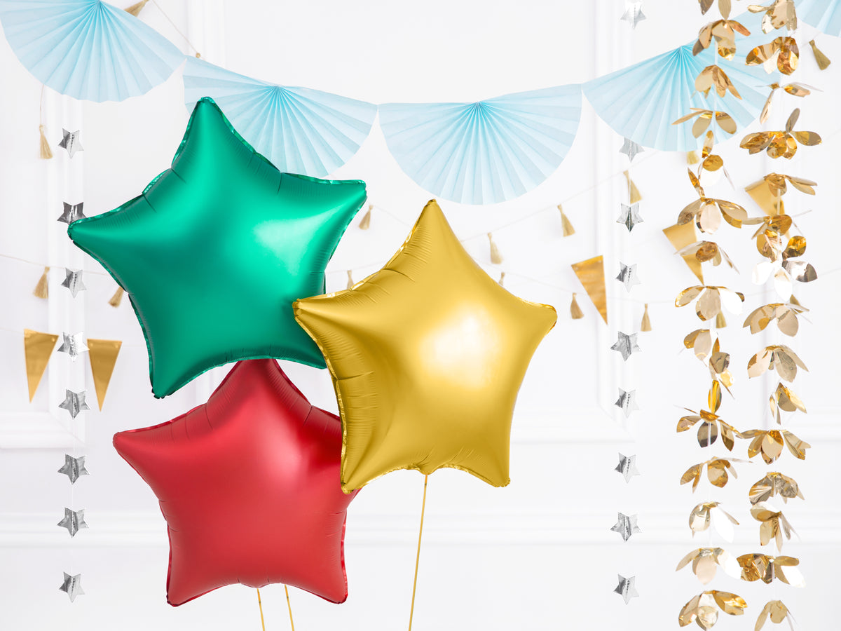 Matte Gold Star Balloon