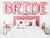 Rose Gold 'Bride' Balloon Bunting