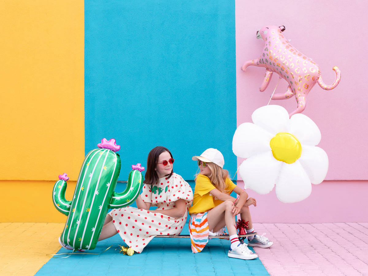 Pink Leopard Foil Balloon