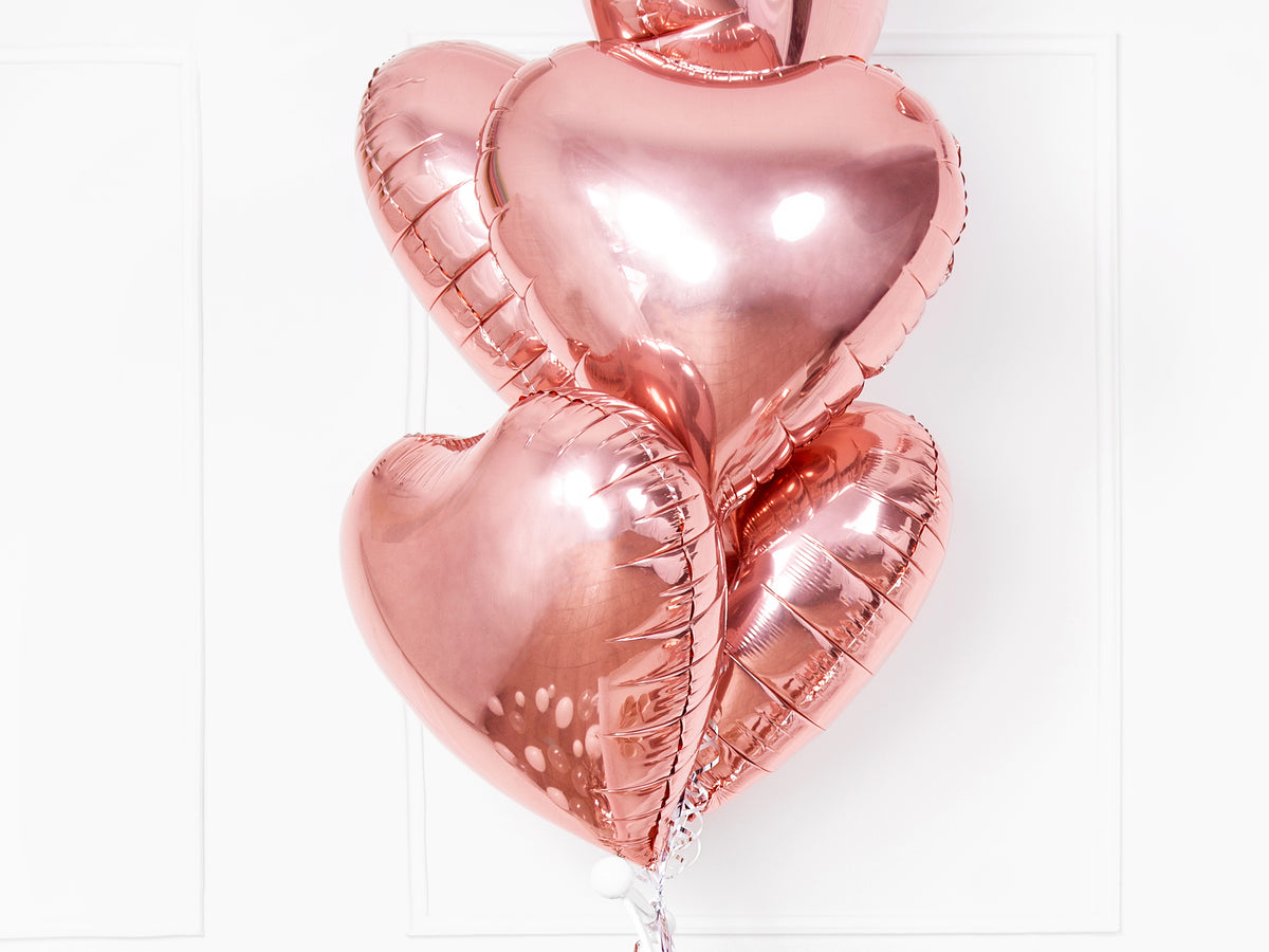 Rose Gold Heart Foil Balloon  