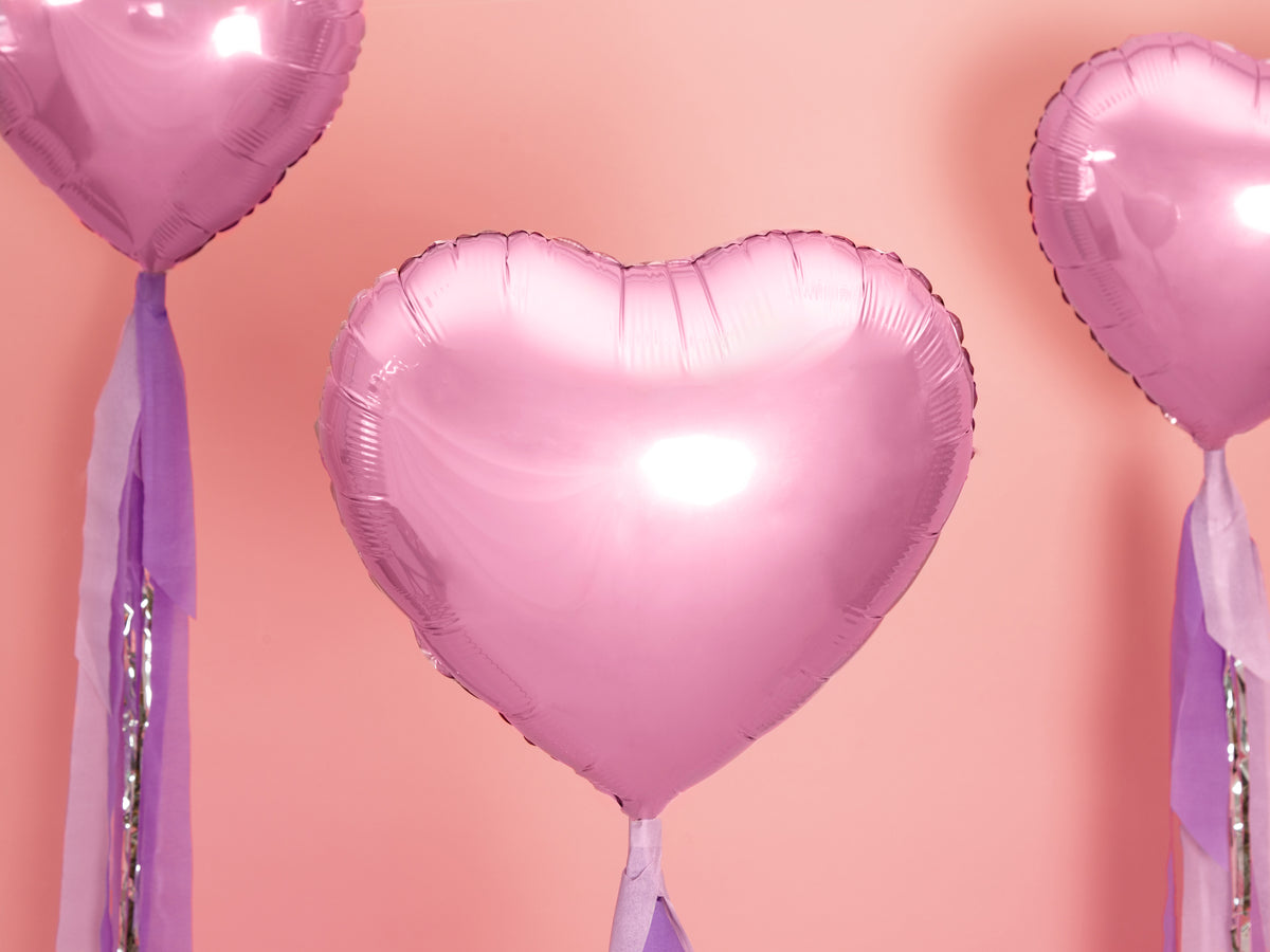 Light Pink Heart Foil Balloon
