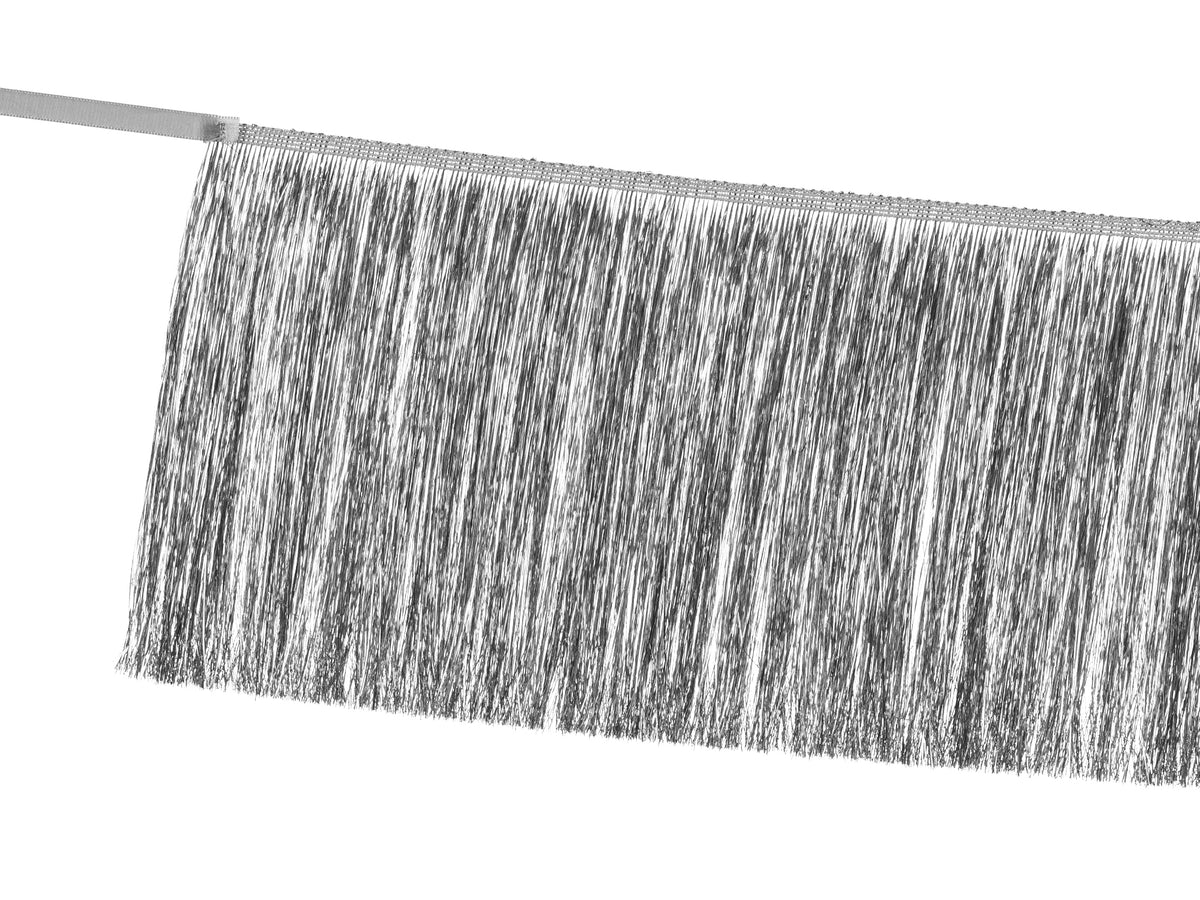 Silver Tinsel Fringe Garland