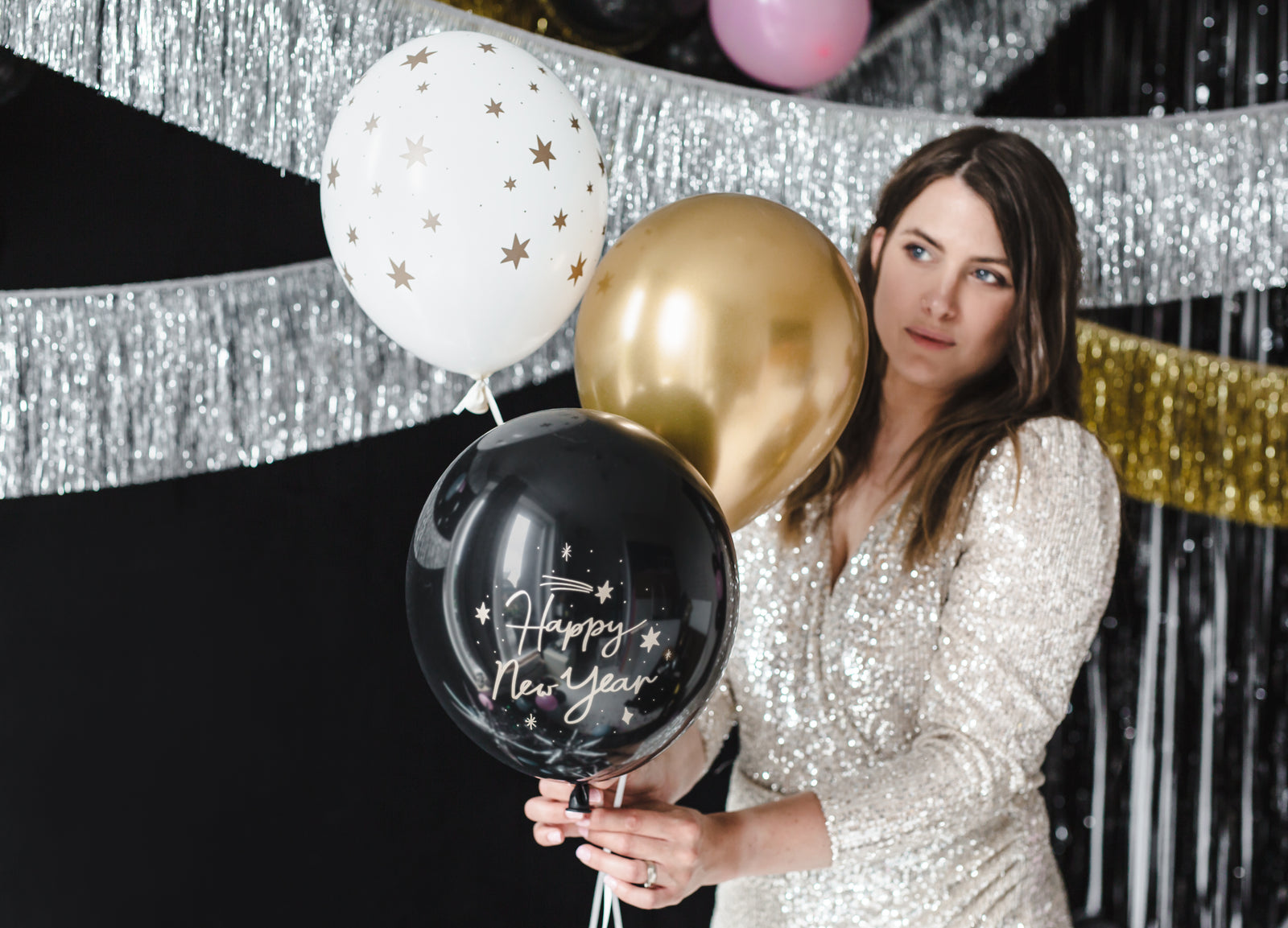 Gold Tinsel Fringe Garland