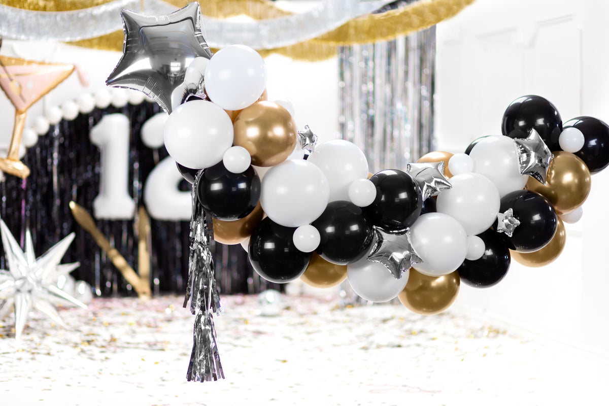 Metallic Stars Balloon Garland Kit