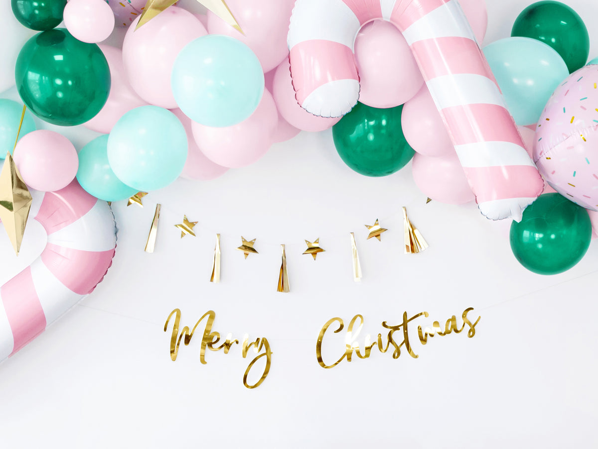 Gold Stars &amp; Tassels Paper Garland