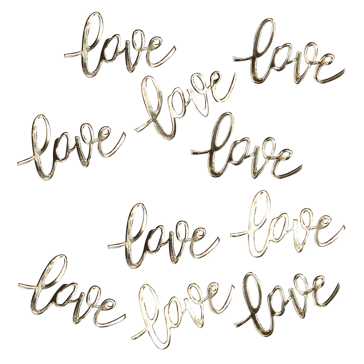 Gold Love Table Confetti